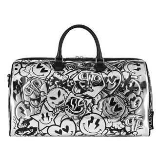 Philipp Plein Heren, Tassen, Grijs, Maat: ONE Size Leer