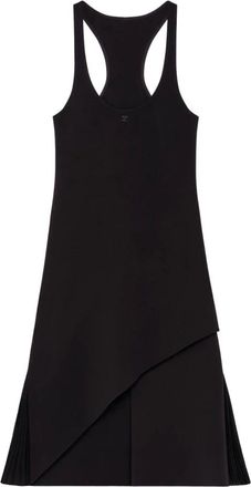 Courr&egrave;ges A-Line Jurk - Dames - Korte kleedjes - Zwart - S - Polyester - Kleedjes