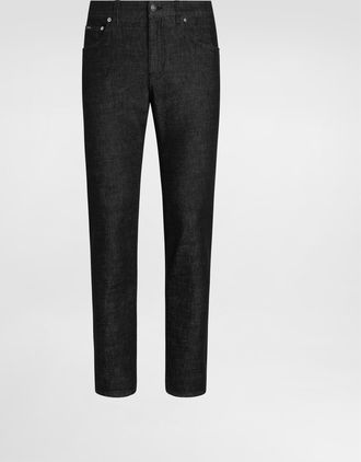 Dolce & Gabbana Denim Trousers - Man Denim Multi-colored 44