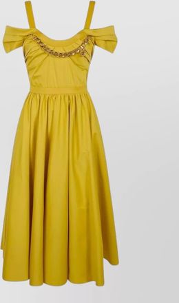 Elisabetta Franchi cotton midi dress