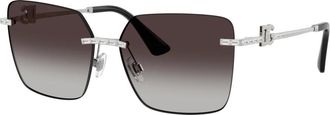 Dolce & Gabbana Dg 2332B Zonnebril - unisex - Zonnebrillen - Grijs - 59 MM - Accessoires
