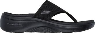 Skechers Go Walk Arch Fit 2.0 Polyester Dames Zwarte Sandalen