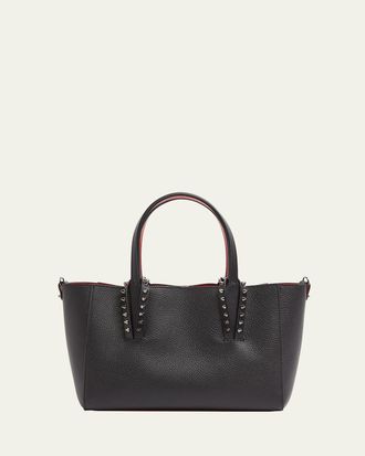 Christian Louboutin Cabata Soft East-West Mini Shoulder Bag in Grained Leather