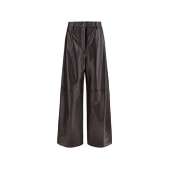 P.A.R.O.S.H. Mujer, Pantalones, Marr&oacute;n, Talla: XS