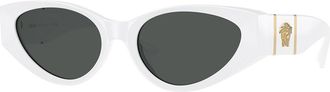Versace VE4454 314/87 Womens Sunglasses White Size 55