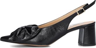 Notre-V Schoenen, Dames, Zwart, 40 EU, Elegante Zwarte Slingbacks