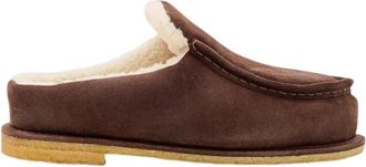 J.W.Anderson Donkerbruine Muiltjes - Dames - Slip ons - Bruin - 39 EU - Leer - Schoenen