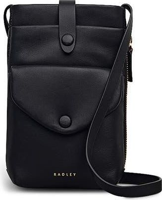 Radley London Mallow Street Medium Phone Crossbody Bag in Black at Nordstrom Rack