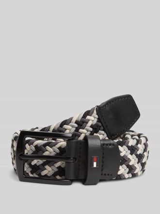 Tommy Hilfiger Geflochtener G&uuml;rtel Modell DENTON in BLACK, Gr&ouml;&szlig;e 100