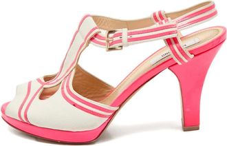 Moschino Sandali con cinturino a T 95mm - Bianco