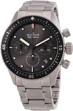 Blancpain Fifty Fathoms Chronograph Automatic Grey Dial Mens Watch 5200-1210-98S