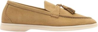 Scarosso Leandra Loafers - Dames - Loafers - Beige - 39 1/2 EU - Su&egrave;de - Schoenen