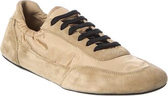 Prada Collapse Nylon & Suede Sneaker