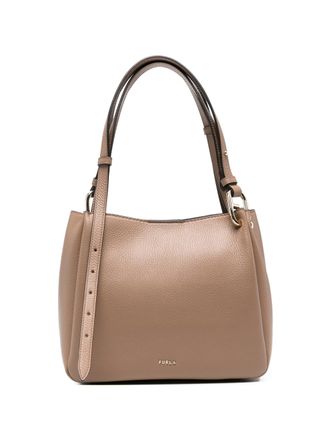 Furla Pebbled Leather Nuvola M Tote Bag