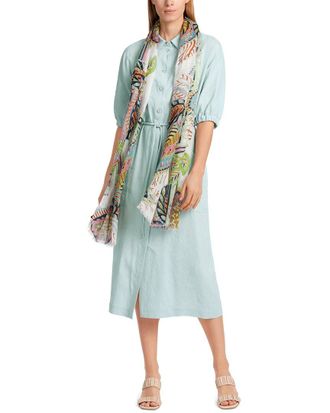 Marc Cain Linen-Blend Maxi Dress