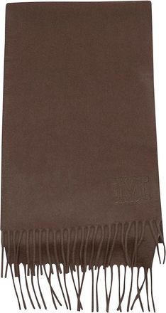 Max Mara Wsdalia Classic Scarf - Dames - Wintersjaals - Bruin - ONE Size - Kasjmier - Accessoires