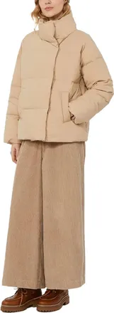 Weekend by Max Mara Cotton Velvet, Wide-Leg Trousers - Beige