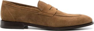 Henderson Baracco slip-on suede loafers - men - Calf Leather/Calf Leather/Calf Suede/Rubber - 40 - Brown