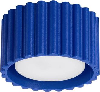 Sollux Lighting Design Deckenlampe Aura 1-Flammig (kurz), Ultramarin