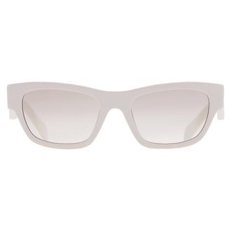 Prada Neutral Gradient Light Grey Cat Eye Ladies Sunglasses PR B09S 26A80M 52