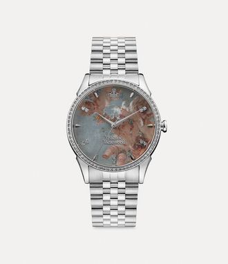 Vivienne Westwood Spring Cherub Watch Silver Stainless Steel Unisex