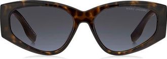 Marc Jacobs 56mm Gradient Cat Eye Sunglasses in Havana at Nordstrom