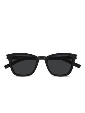 Saint Laurent Eyewear Zonnebril met vierkant montuur - Zwart