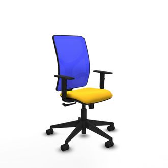 Piqueras y Crespo Silla De Oficina Piqueras Y Crespo Motilla Azul Piel Sint&eacute;tica