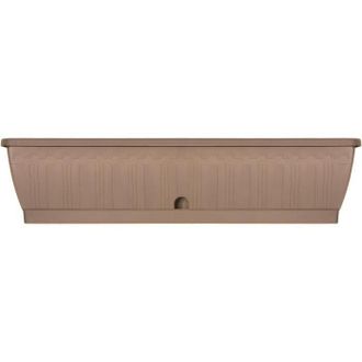 OEM Jardini&egrave;re - Garden Id Terraflor - Taupe 80 Cm - Solidez - Reserva De Agua - Reciclado Y 100% Reciclable - Volumen Para Plantas