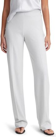 Vince Cozy High Waist Wool Blend Wide Leg Pants in Dove at Nordstrom Rack, Size 10