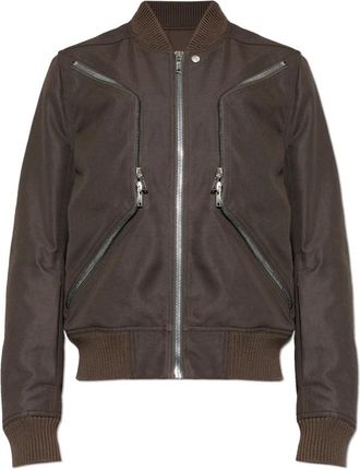 Rick Owens Flight Denim Bomberjack - Heren - Spijkerjassen - Bruin - L - Denim - Jassen