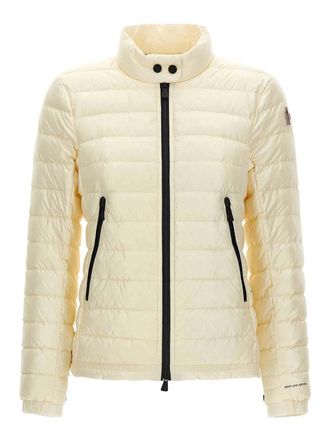 Moncler White Walibi Technical Puffer Jacket