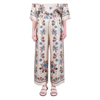 Max Mara Wide Trousers, female, Multicolor, Size: XS Snack Wide Trousers