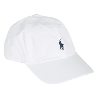 Polo Ralph Lauren Caps, male, White, Size: ONE SIZE Cotton Chino Ball Cap