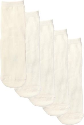 Stems 5-Pack Everyday Ankle Socks in Cream at Nordstrom