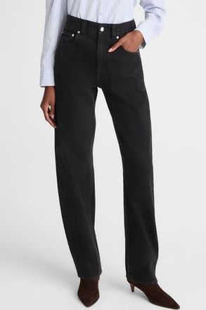 Madewell The Balloon Jeans in Black Frost at Nordstrom Rack, Size 29