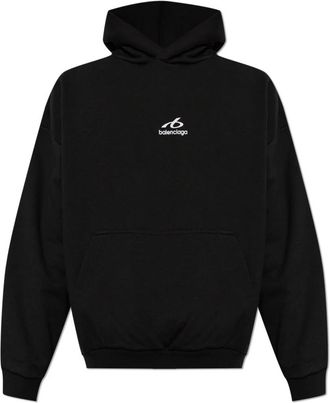 Balenciaga Hoodies & sweatvesten, Heren, Zwart, 2Xl, Katoen, Bodies Medium Fit Hoodie