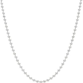 The M Jewelers NY Mens Moon Cut Ball Chain in Silver at Nordstrom