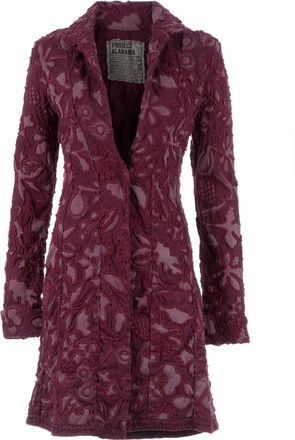 Project Alabama patterned coat - Roze