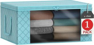 Sorbus Foldable Storage Organizer Bag With Window & Handles