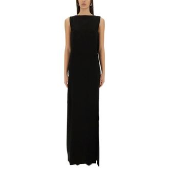 Max Mara Dames, Jurken, Zwart, Maat: M Poliester