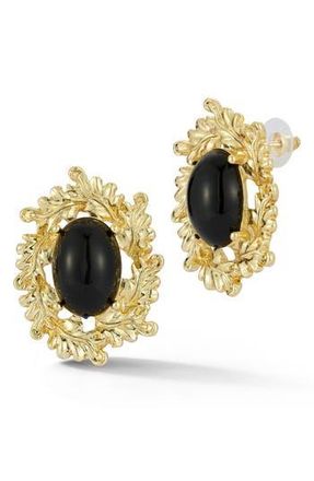 Sphera Milano Ornate Wreath Stud Earrings in Gold at Nordstrom Rack