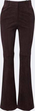 Joseph Tafira suede flared pants