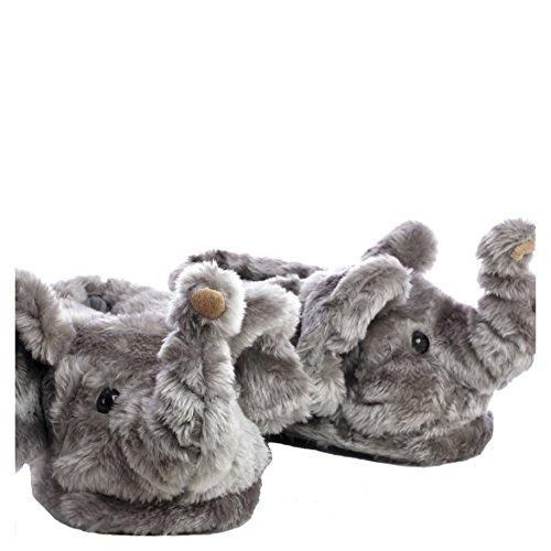 Sleeperz Eléphant Chaussons Animaux Peluche Enfant Cadeau