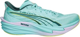 Puma Deviate Nitro 4 Hyrox - Dames - Hardloopschoenen - Blauw - 40 EU - Fitness