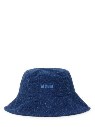 Msgm Hat With Logo