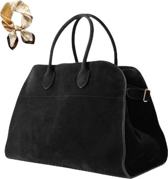 Generic Trendy PU Leather Tote Bag for Women, Large Capacity Classic Vintage Top Handle Bag, Luxury Elegant Casual Work Handbags