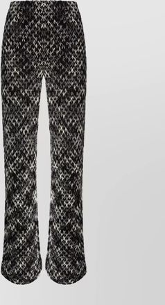 Missoni flared leg trousers elastic waistband