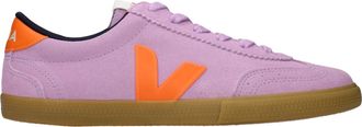 Veja Sneakers Volley Dames Suede Roze/Oranje