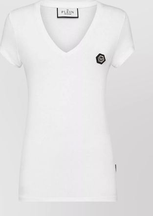 Philipp Plein slim fit v-neck short sleeve tops